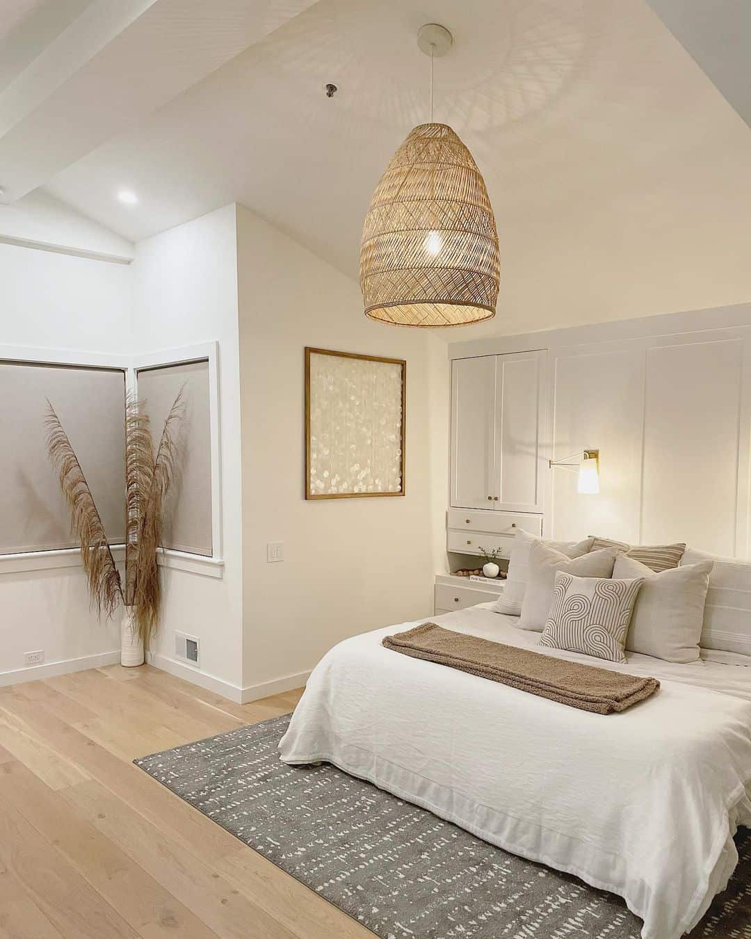 Woven Pendant Light Adds Natural Texture Overhead