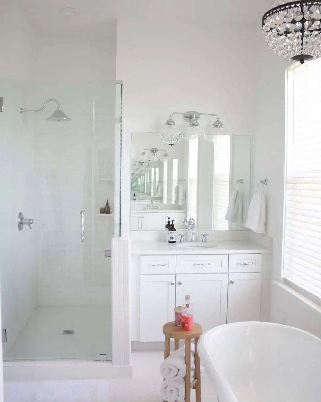 Frameless Mirror Reflects a Stacked Storage Tower