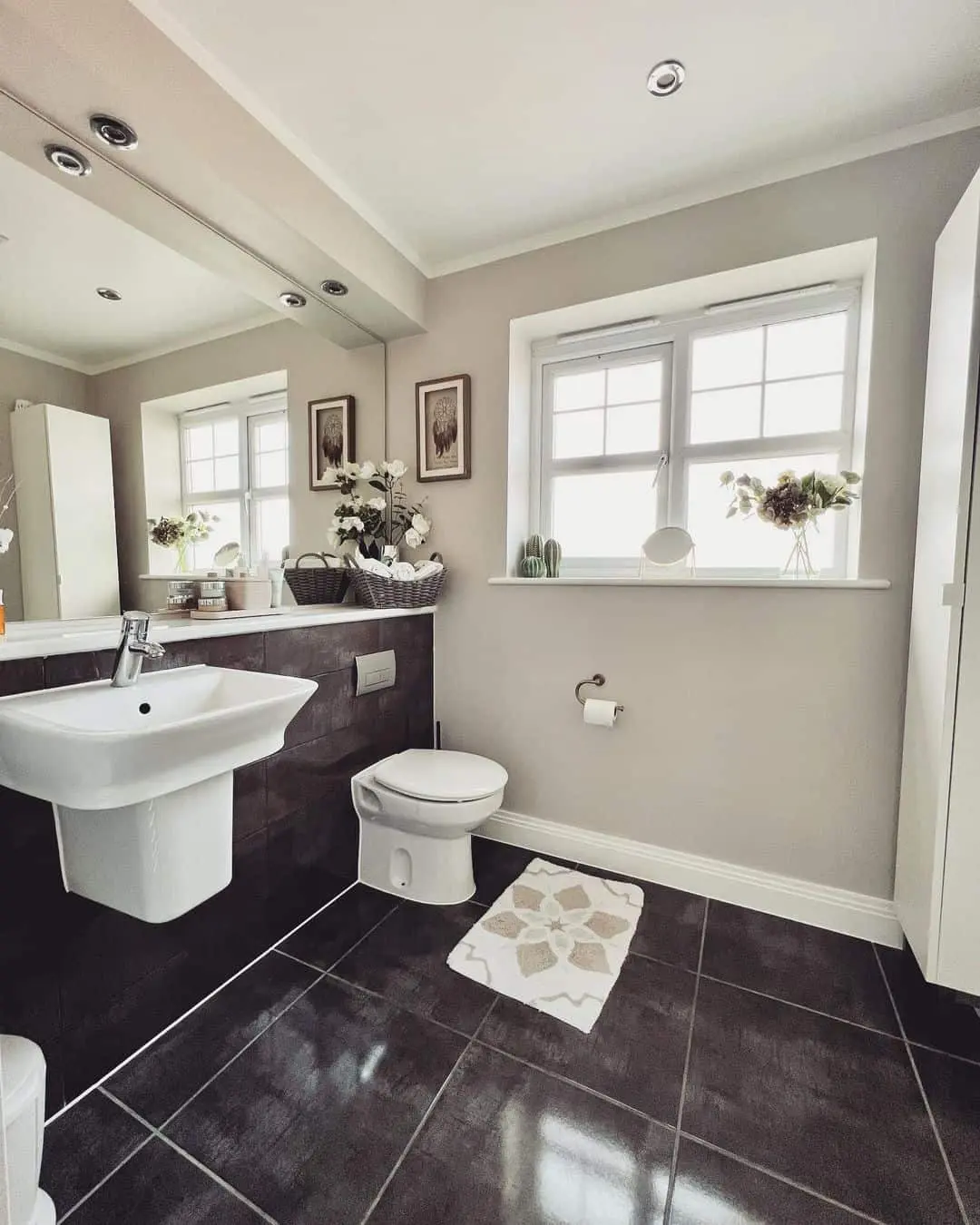Expand a Small Bathroom with an Expansive Mirror