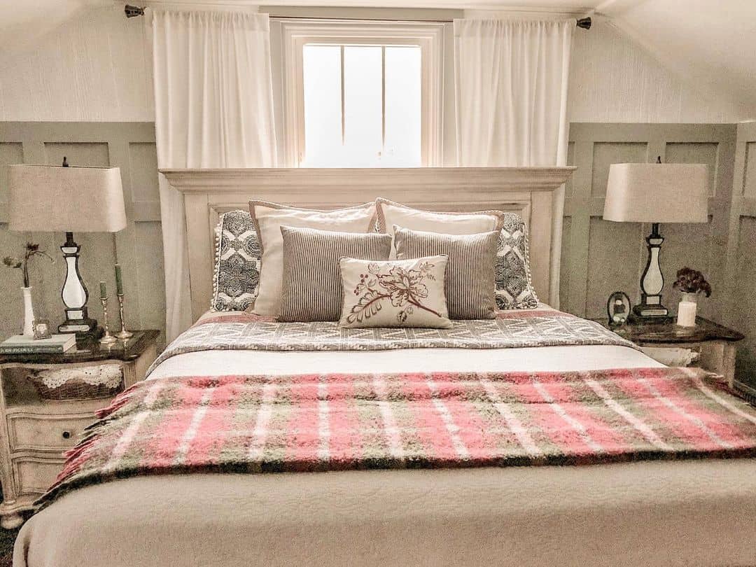 Drape a Pink Plaid Throw for Cozy Texture