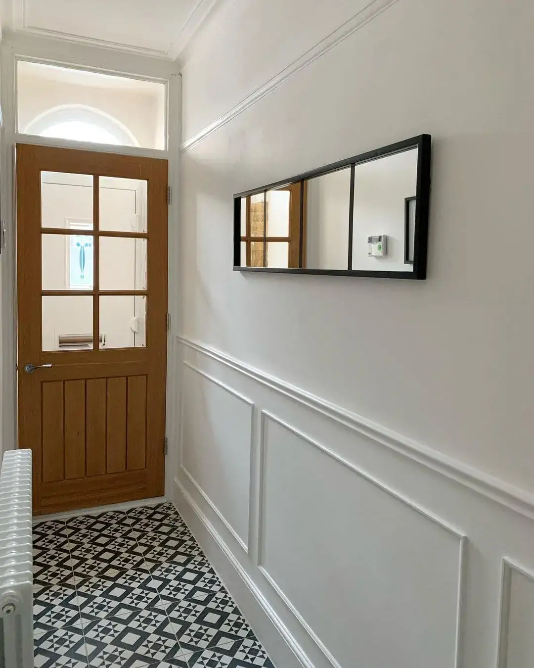 Narrow Mirror Creates a Window Effect
