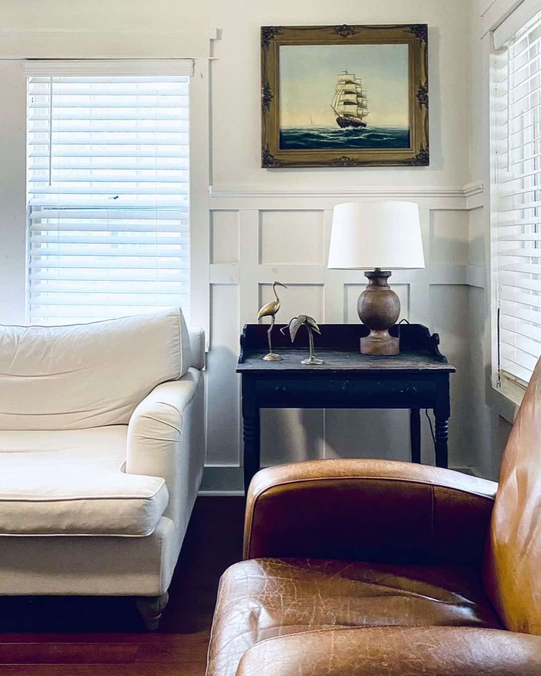 Highlight Nautical Art With Paneled Walls