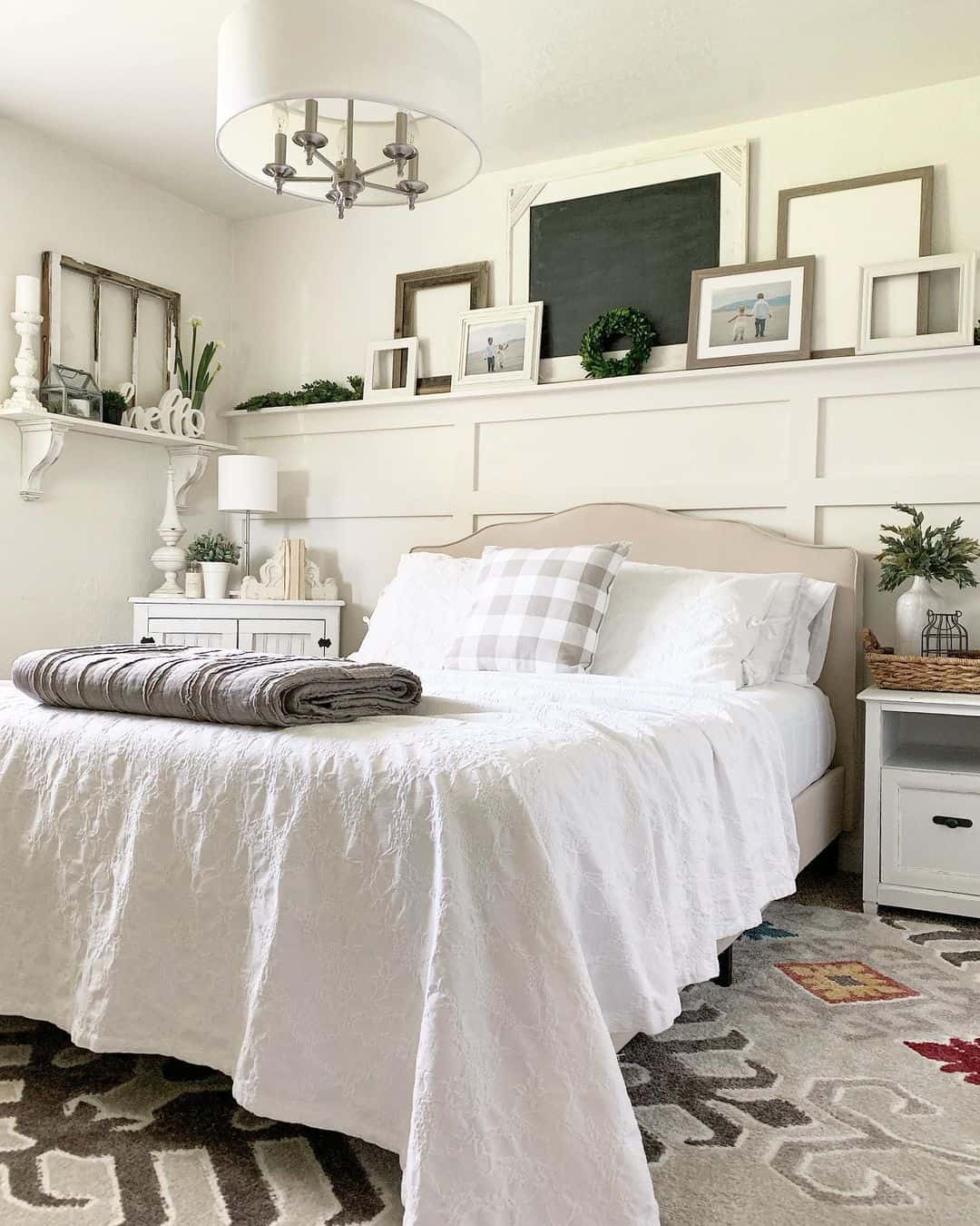 Layer Picture Frames for Depth and Personality Above Your Bed