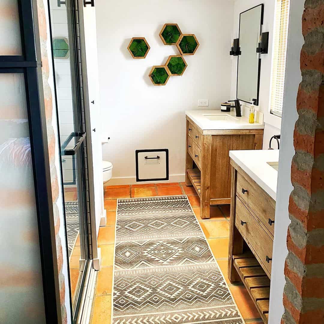 Hexagon Moss Art Brings Natural Greenery to Walls