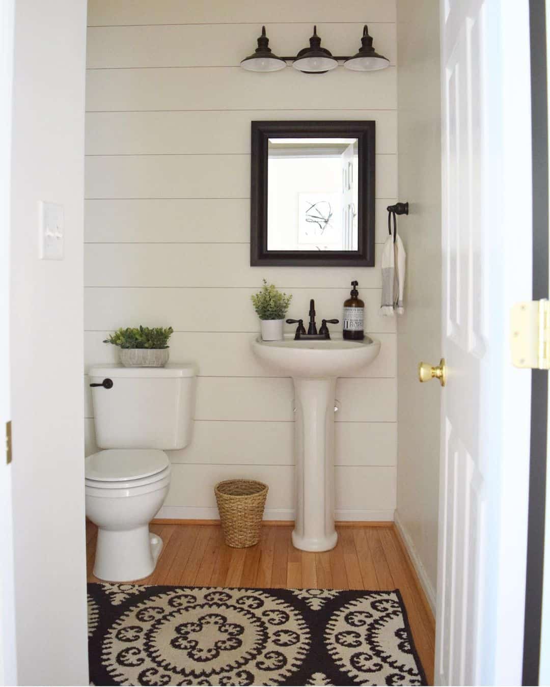 Horizontal Shiplap Walls Create a Cozy Backdrop