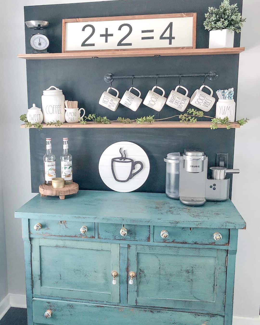 Hanging Mugs Add Whimsical Charm to Your Coffee Station