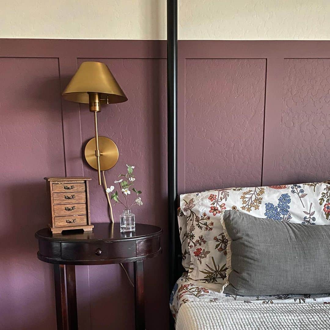 Recessed Paneling for Architectural Detail Above the Bed