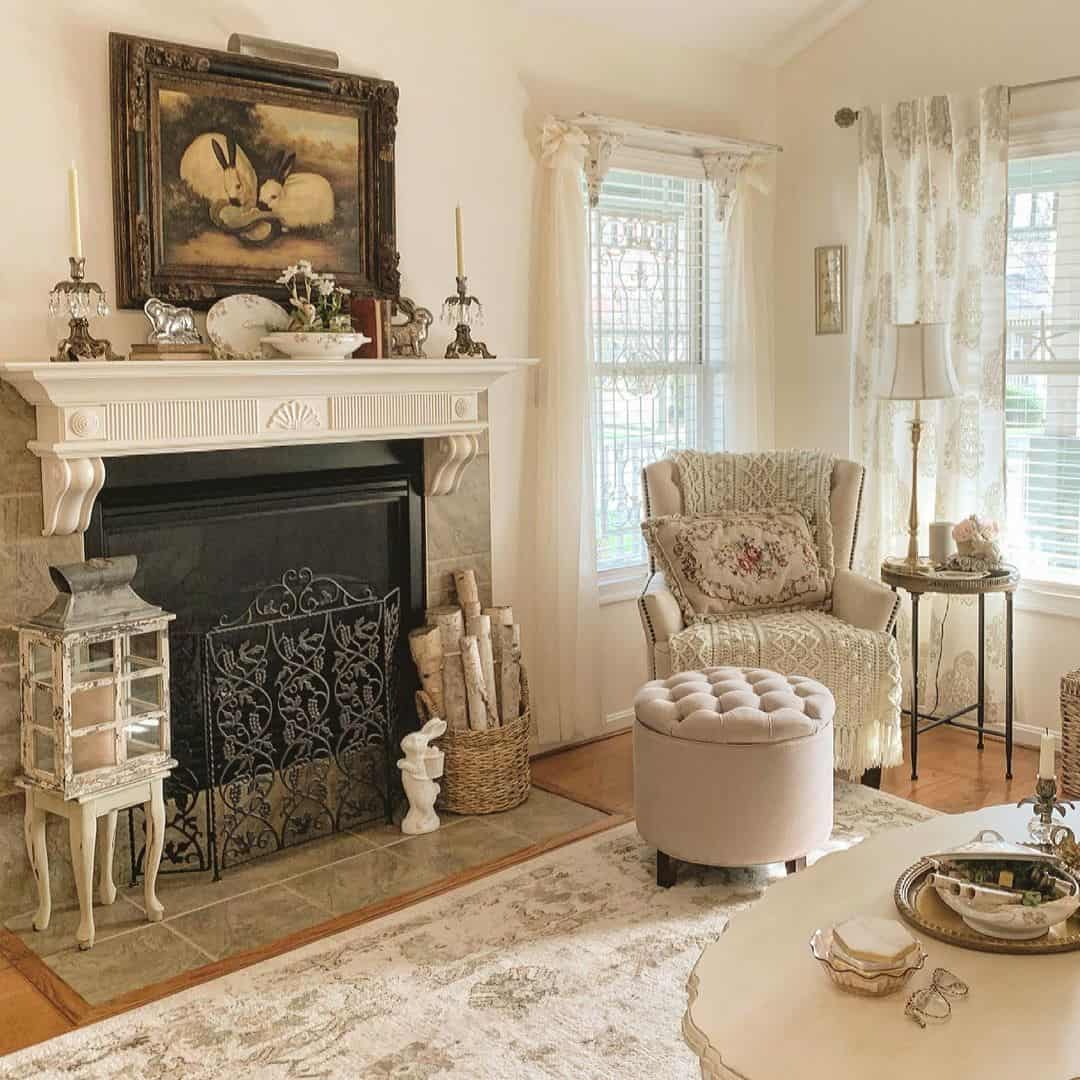Introduce Vintage Charm with an Ornate Fireplace Screen