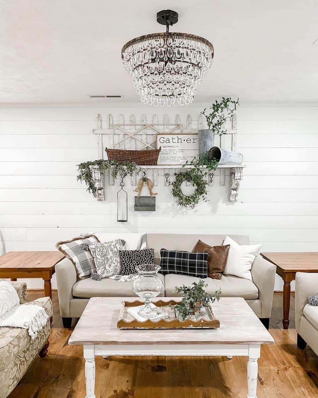 Incorporate Farmhouse Charm with a White Picket Fence Shelf