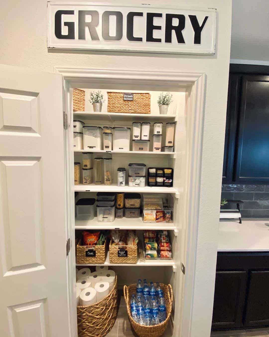 Keep Dry Goods Visible and Accessible with Clear Containers