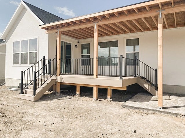 Exposed Beams Add Rustic Charm to Your Porch Ceiling