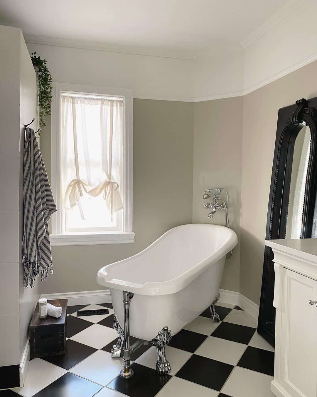 Classic Checkerboard Floors Ground Your Bathroom