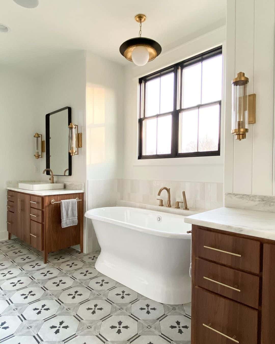 Vintage-Inspired Floral Tiles for a Romantic Feel