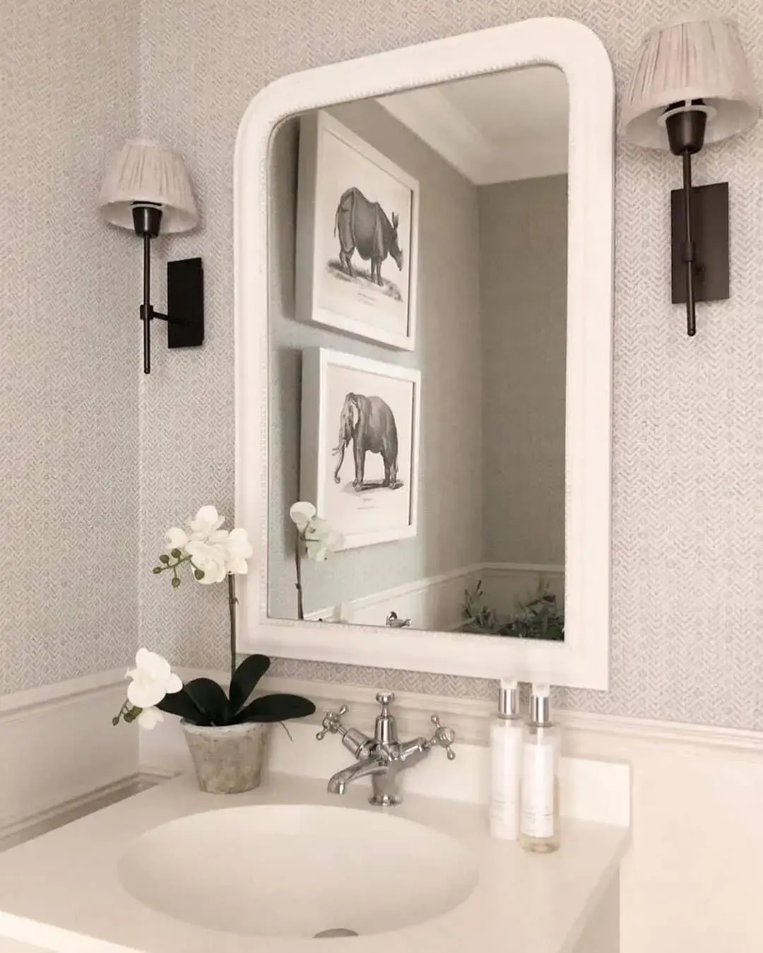 Frame Your Art with a Vintage-Inspired Mirror