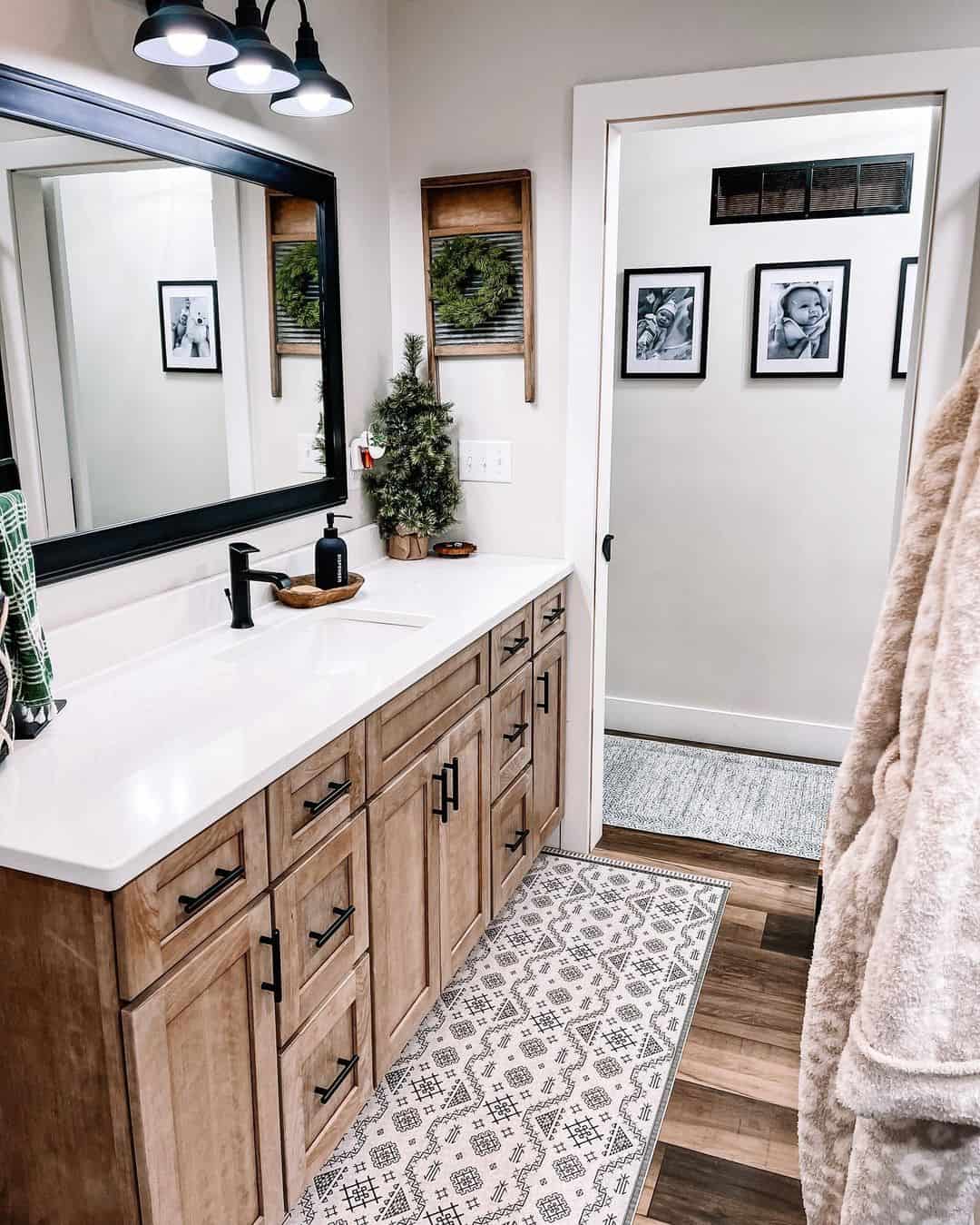 Incorporate Farmhouse Flair with Washboard Mirrors