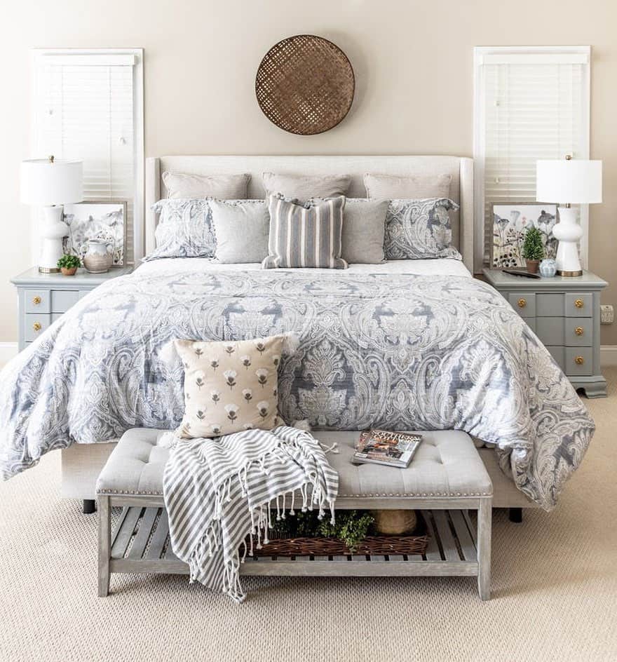 Natural Texture with Woven Basket Wall Art