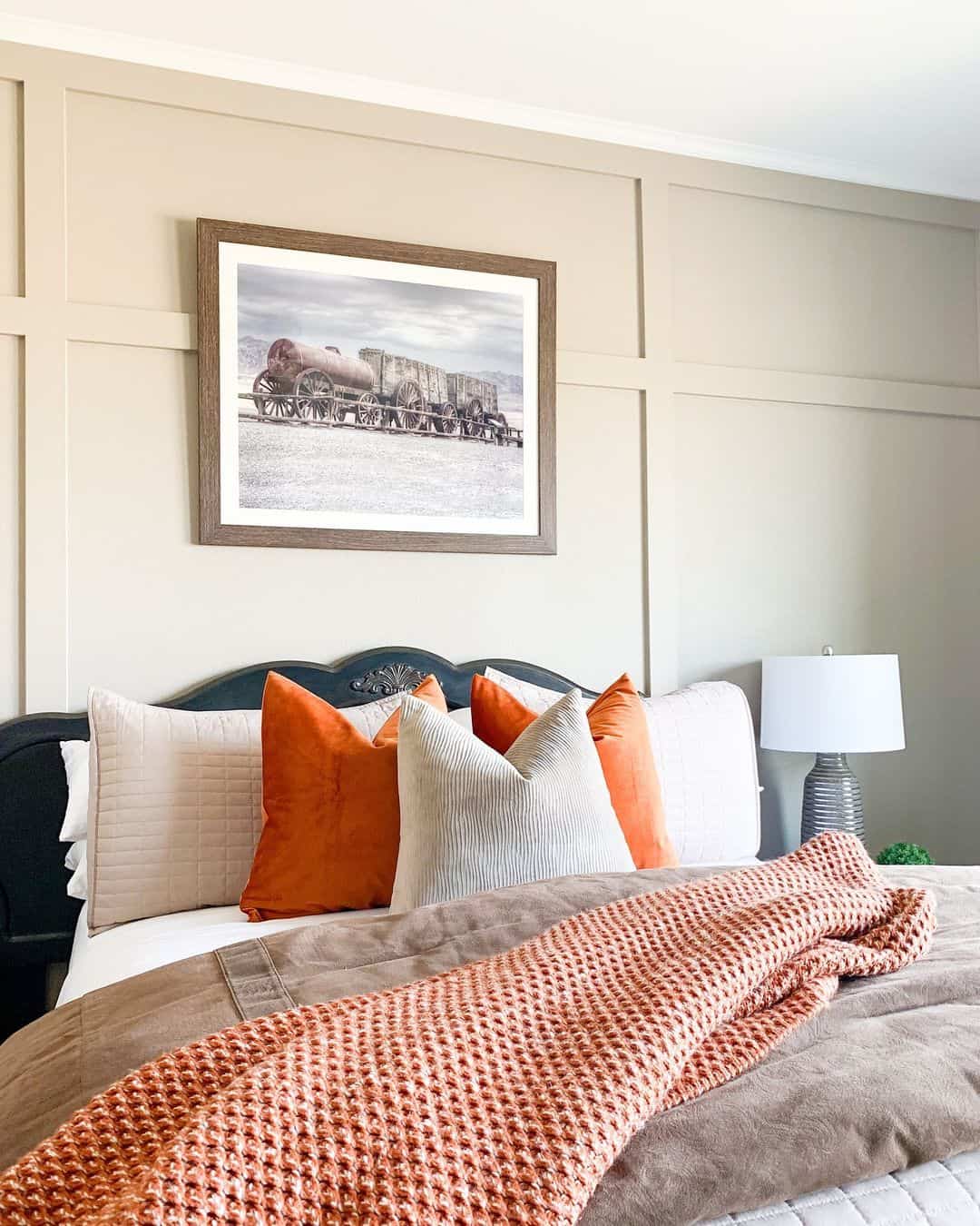 Frame Vintage Train Art for a Dramatic Focal Point