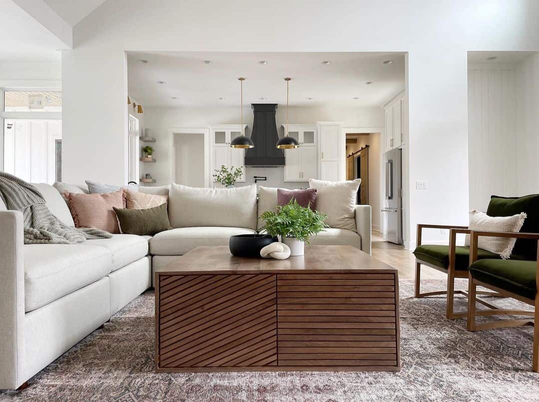 Wood Block with Grooved Panel Doors
