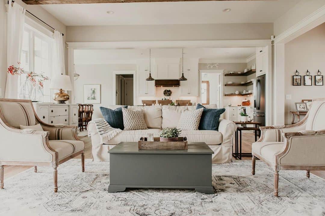 Dark Gray Storage Chest for Seating Area