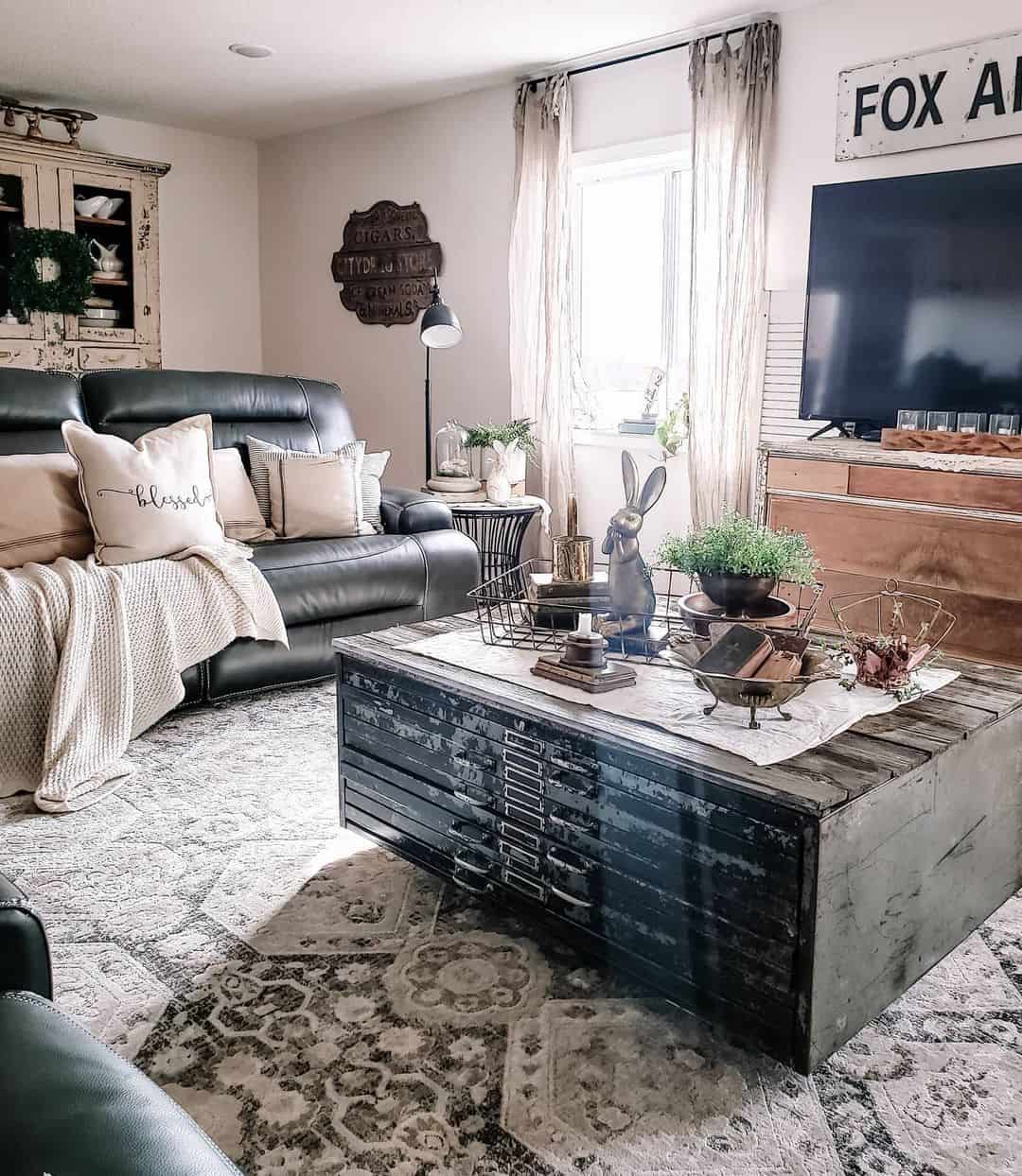 Industrial Filing Cabinet Style Table
