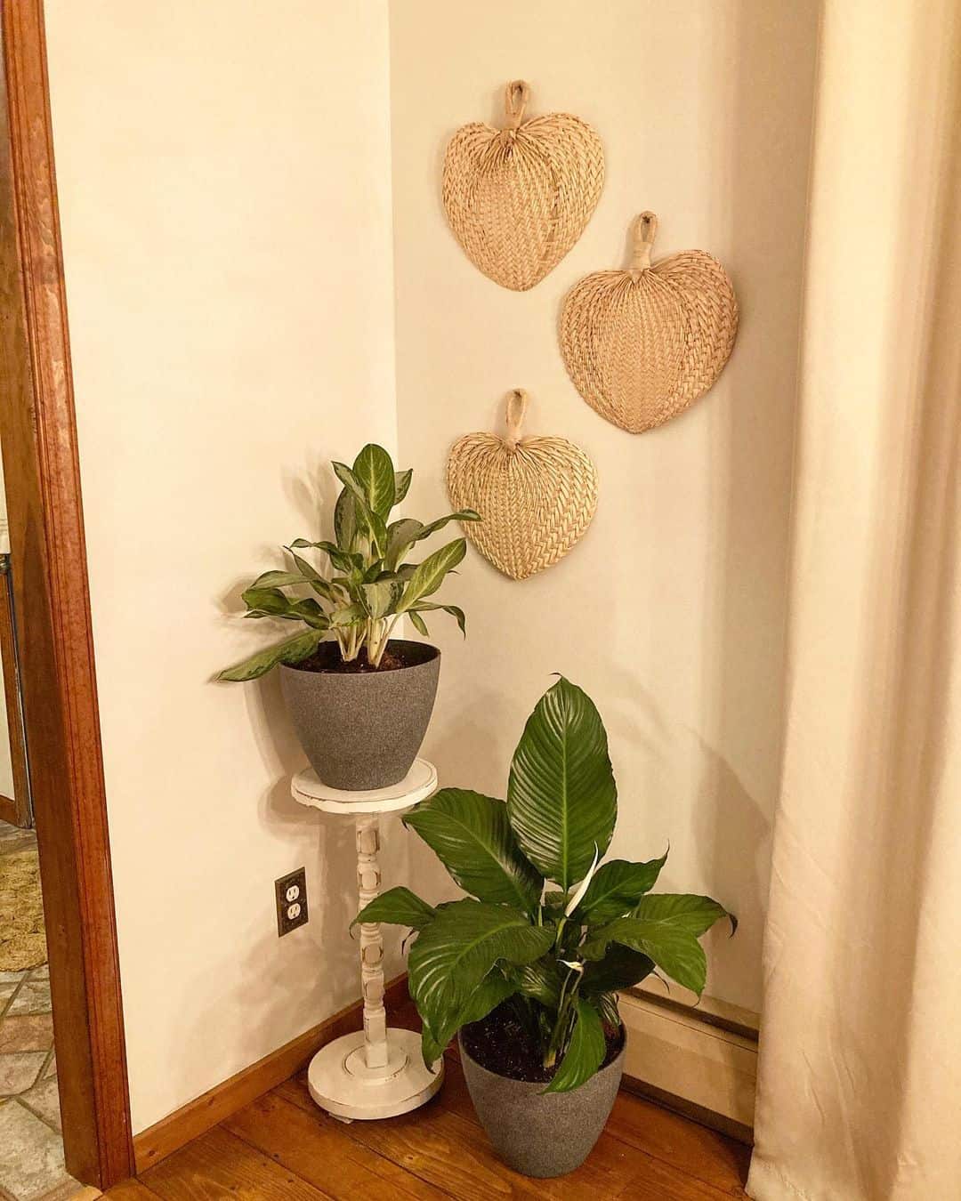 Woven Heart-Shaped Wall Hangings Add Natural Texture