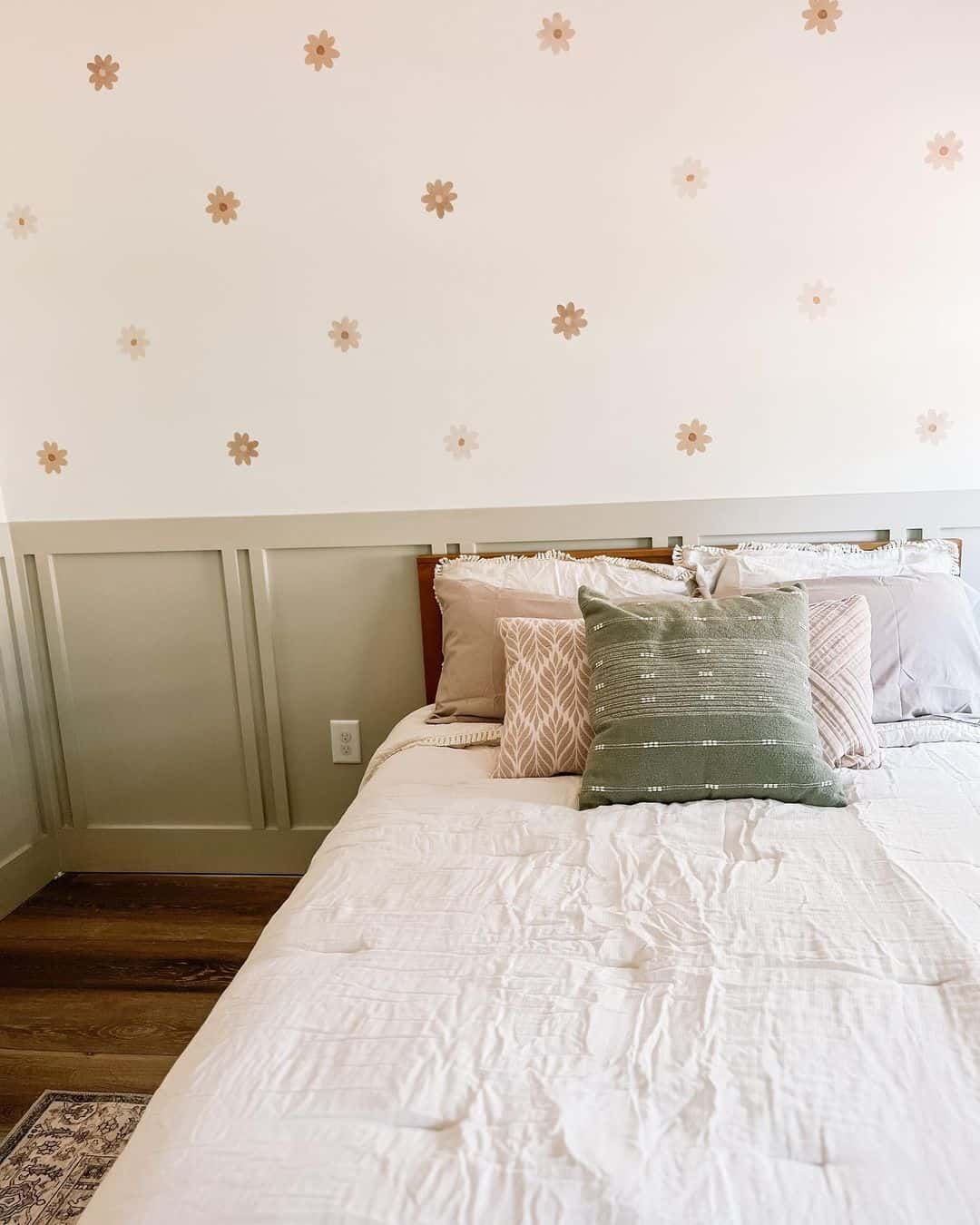 Adorn Walls with Pale Flower Decals for Whimsical Charm