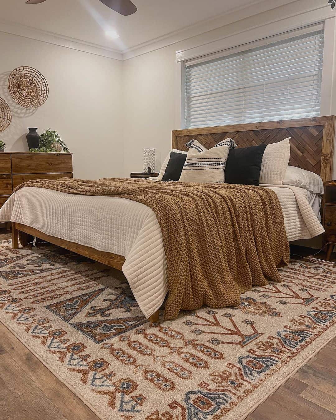Layer Wood Planks for Rustic Texture in Your Headboard
