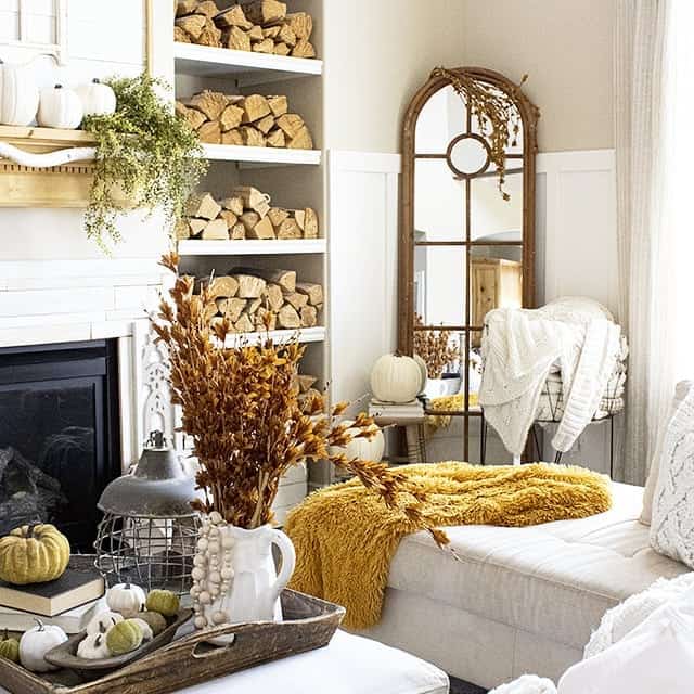 Frame a Cozy Corner with an Arched Window Mirror