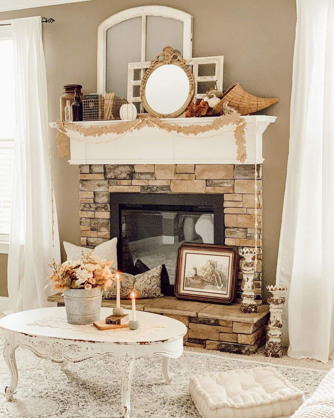 Layer Architectural Salvage for a Vintage Mirror Display