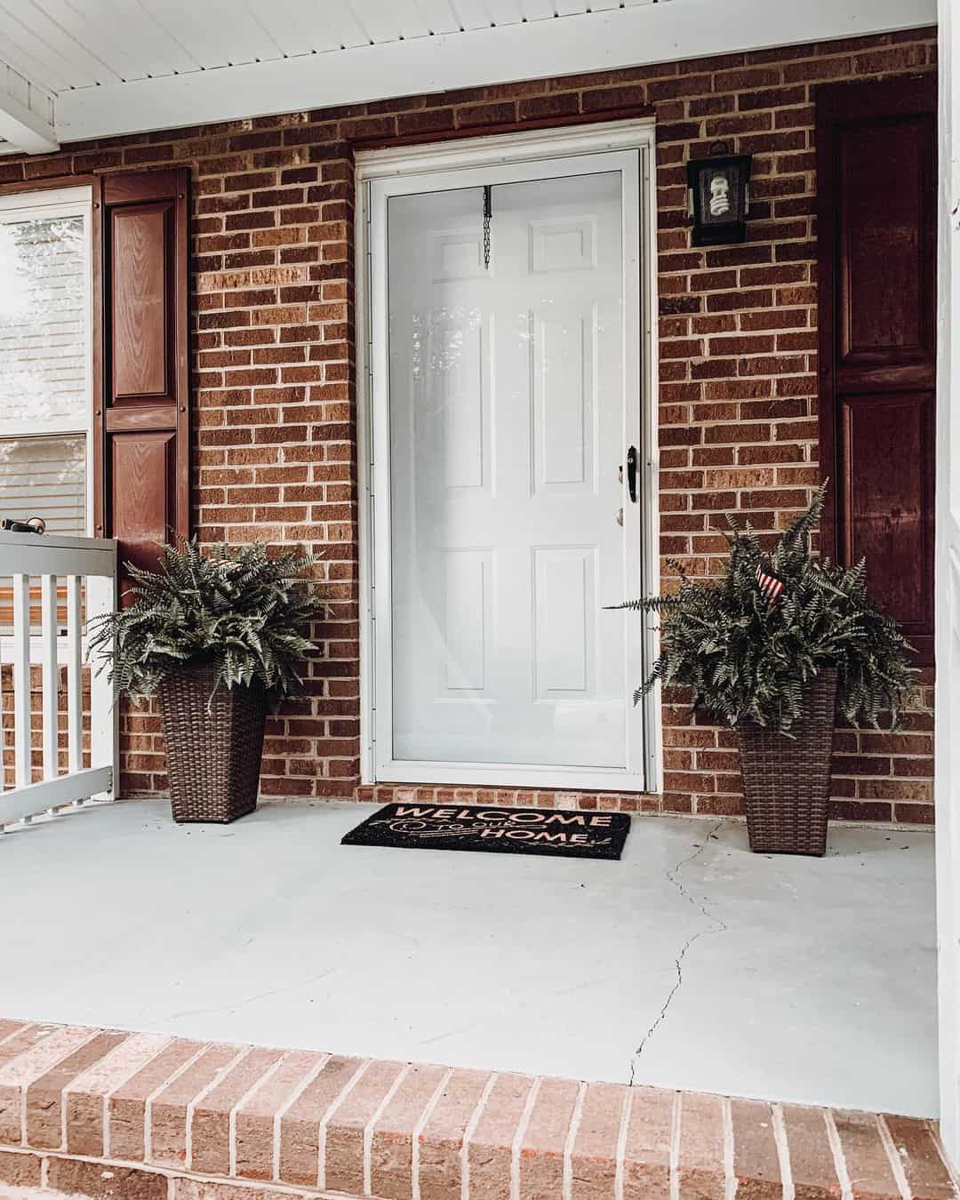Tall Woven Planters to Frame Your Entryway