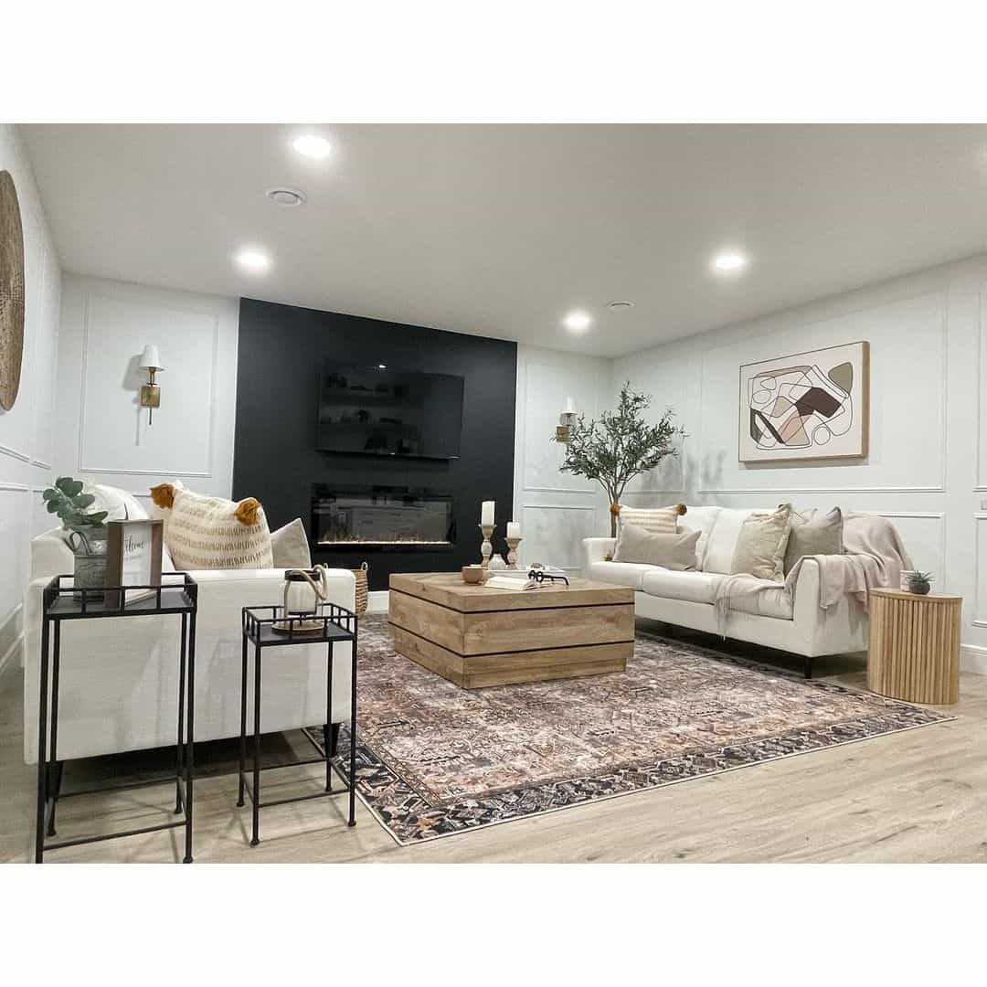 Anchor Your Living Room with a Wooden Cube Coffee Table