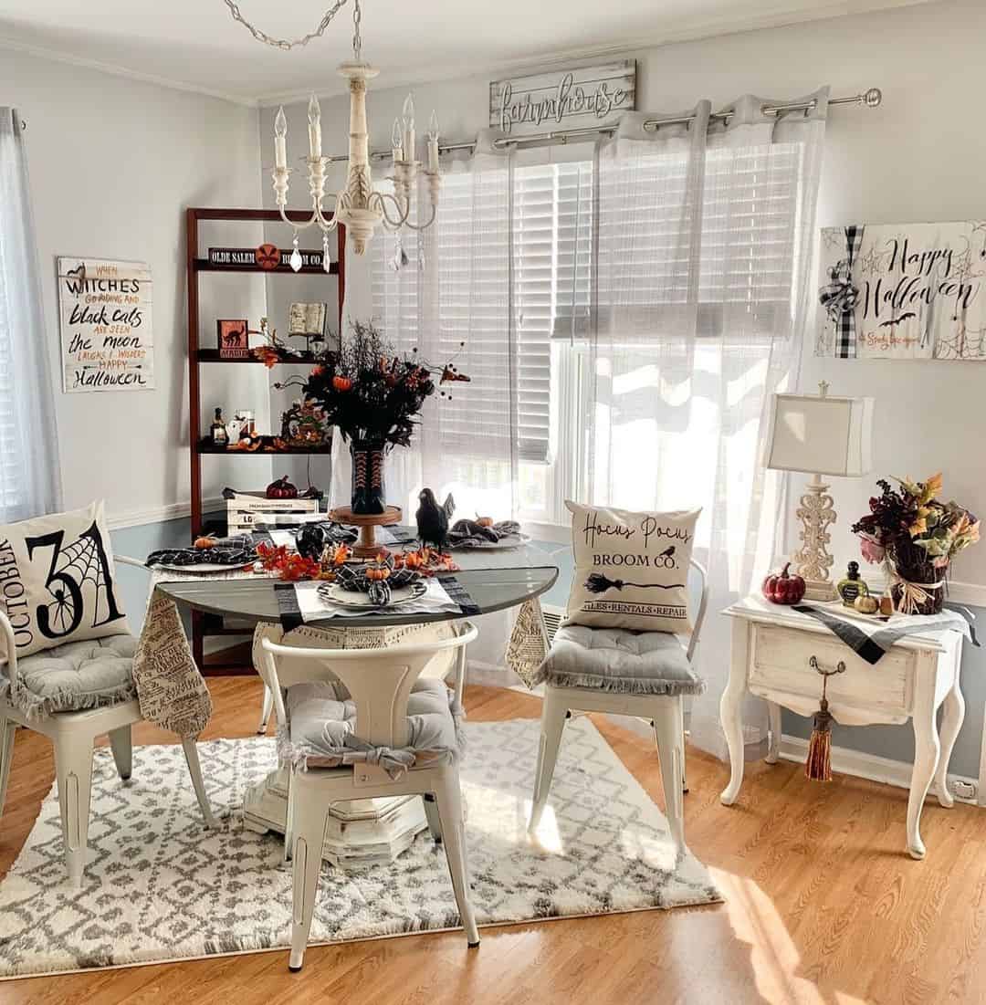 Dark Floral Arrangement Adds Moody Halloween Drama