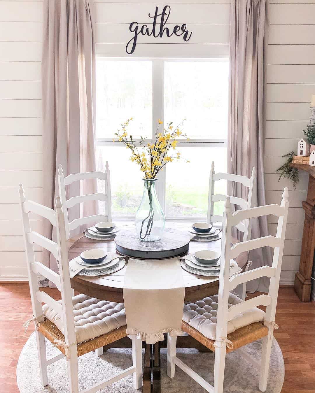 Soften Your Table with a Ruffled Runner