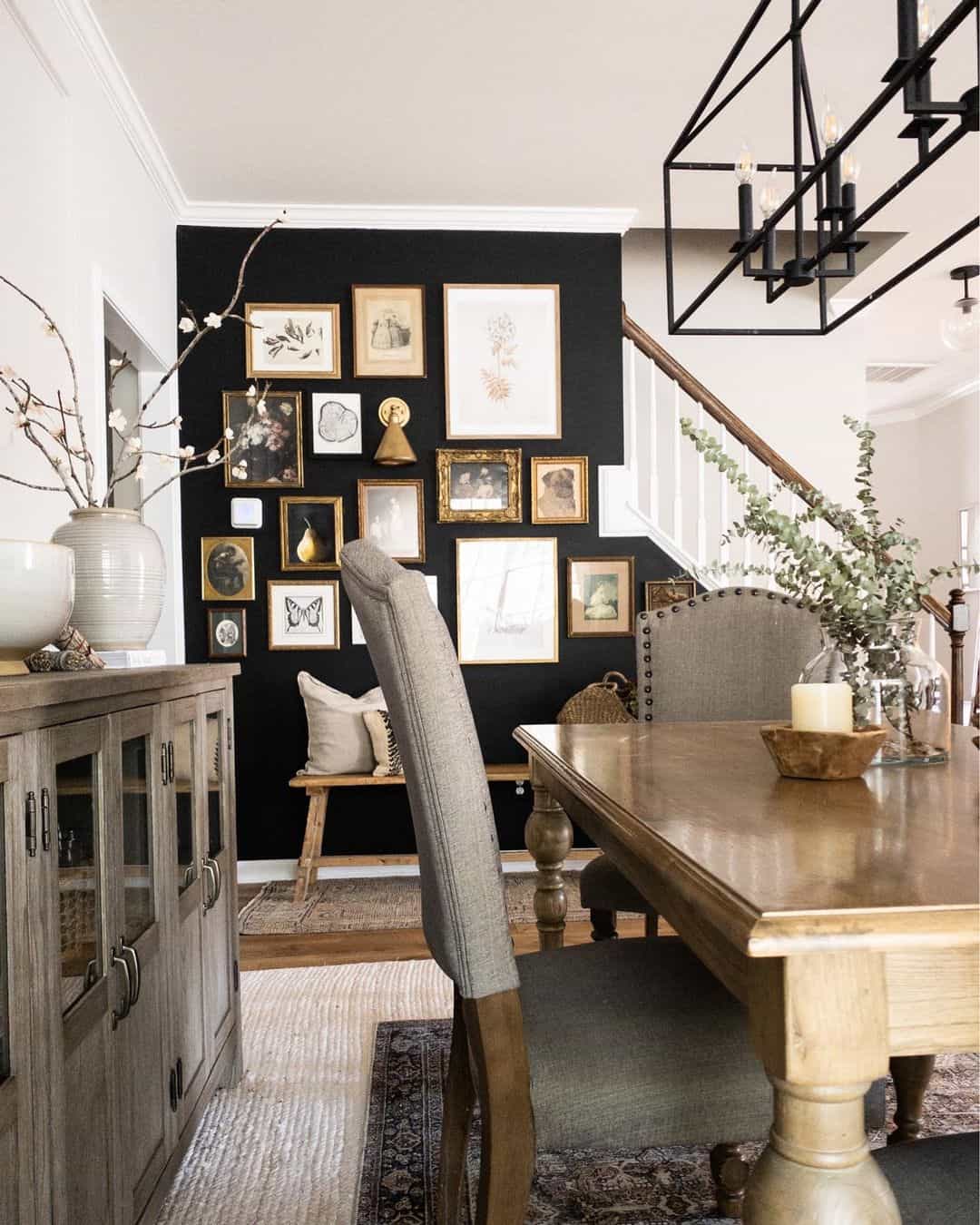 Black Wall Makes Eclectic Art Collection Pop