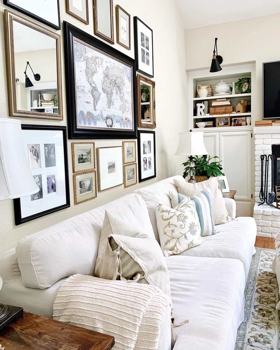 Anchor Your Wall with a Large World Map