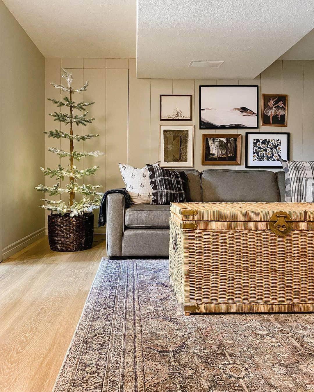 Woven Trunk Doubles as Coffee Table and Storage