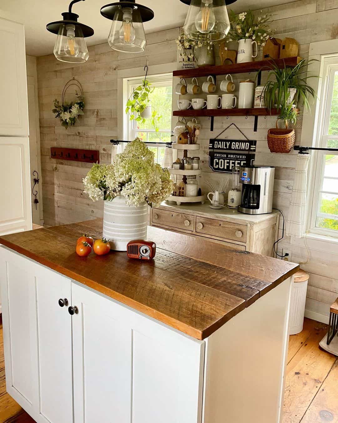 Tiered stand groups coffee essentials for a cozy station