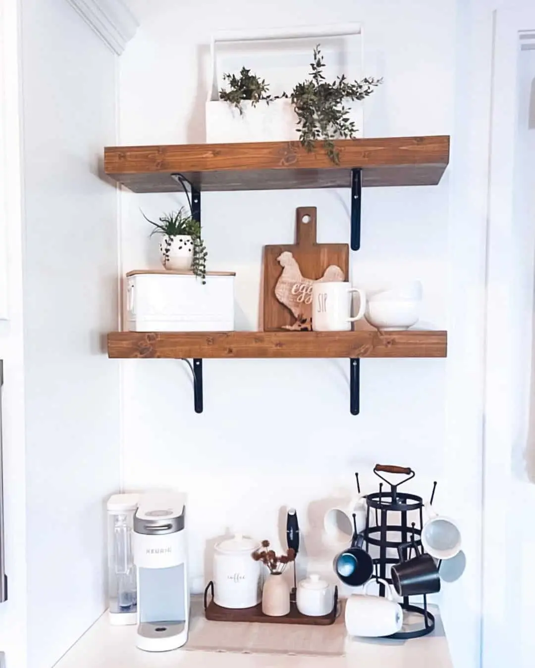 Wooden Cutting Board as a Kitchen Art Display