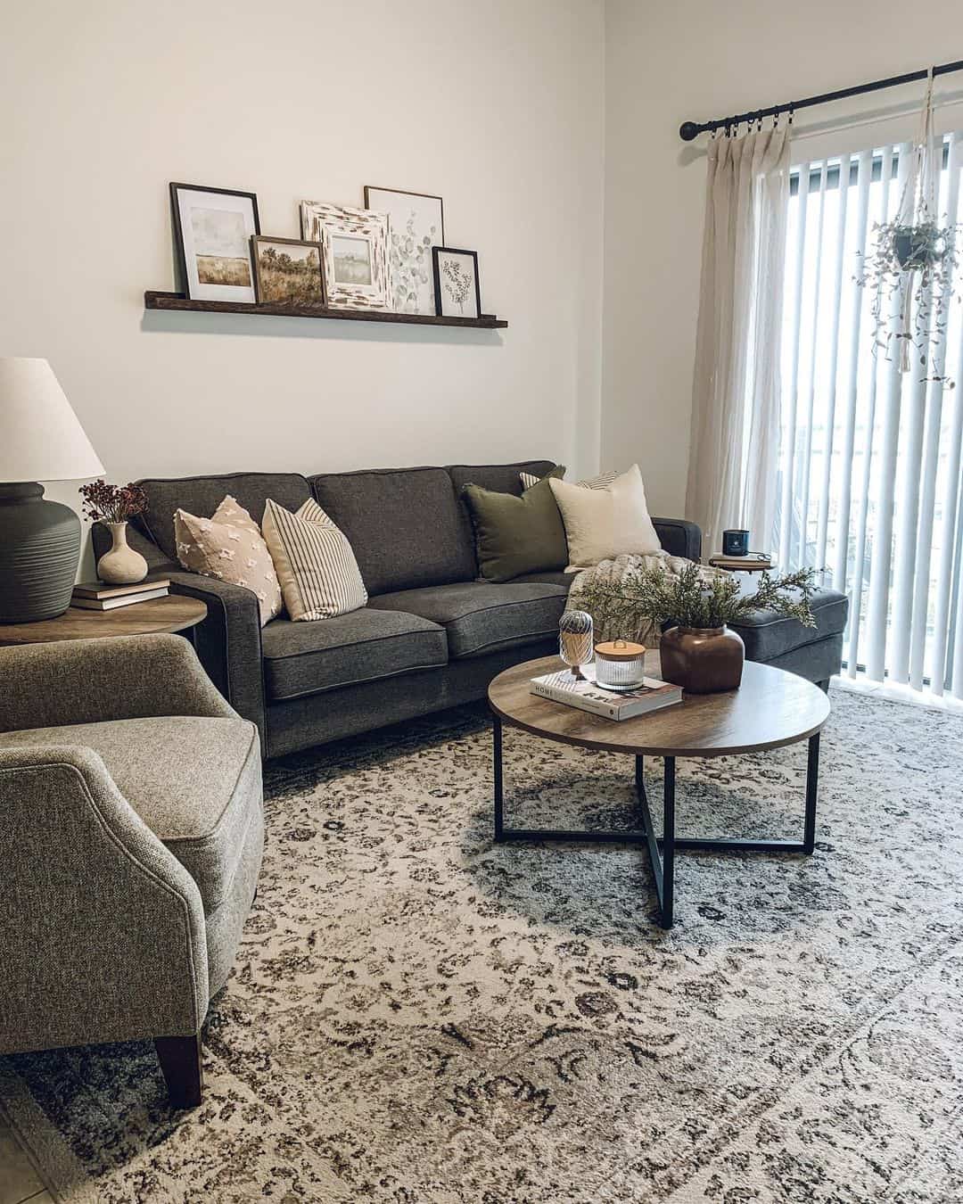 Floating Shelf Displays Artful Arrangements Above Your Sofa