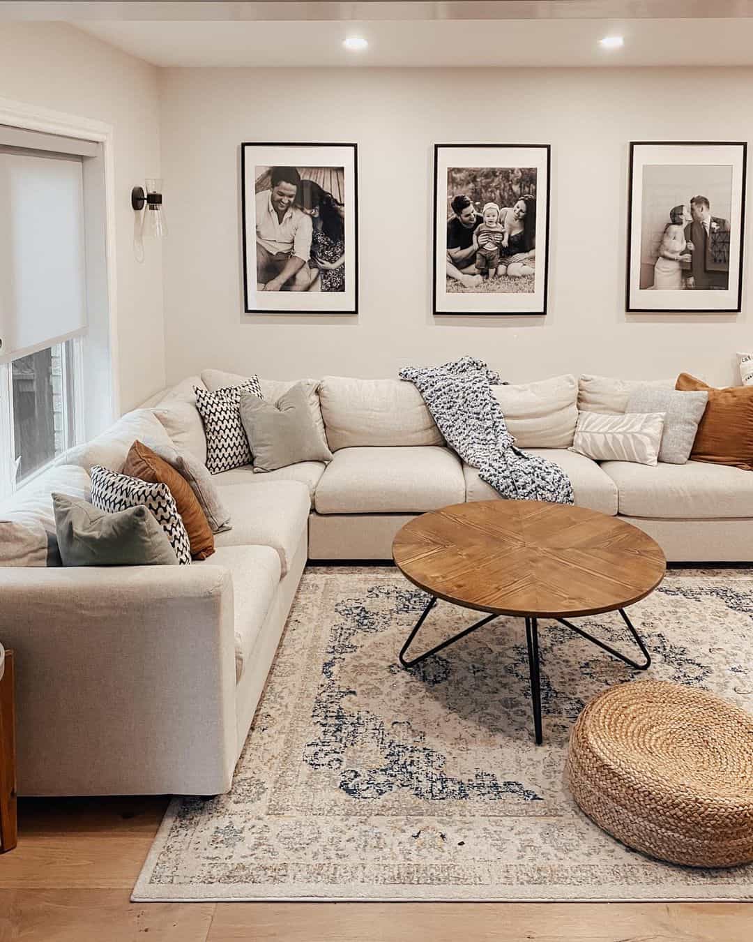 Frame Family Memories in a Gallery Wall Above Your Sofa