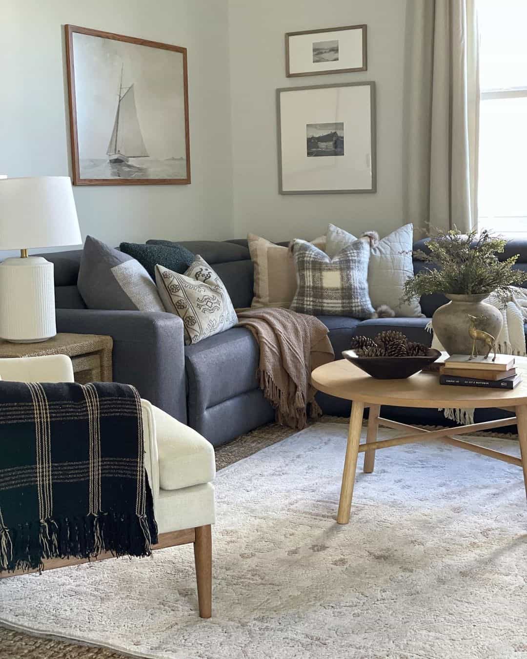 Bring the Outdoors In with Pinecones in a Dark Bowl