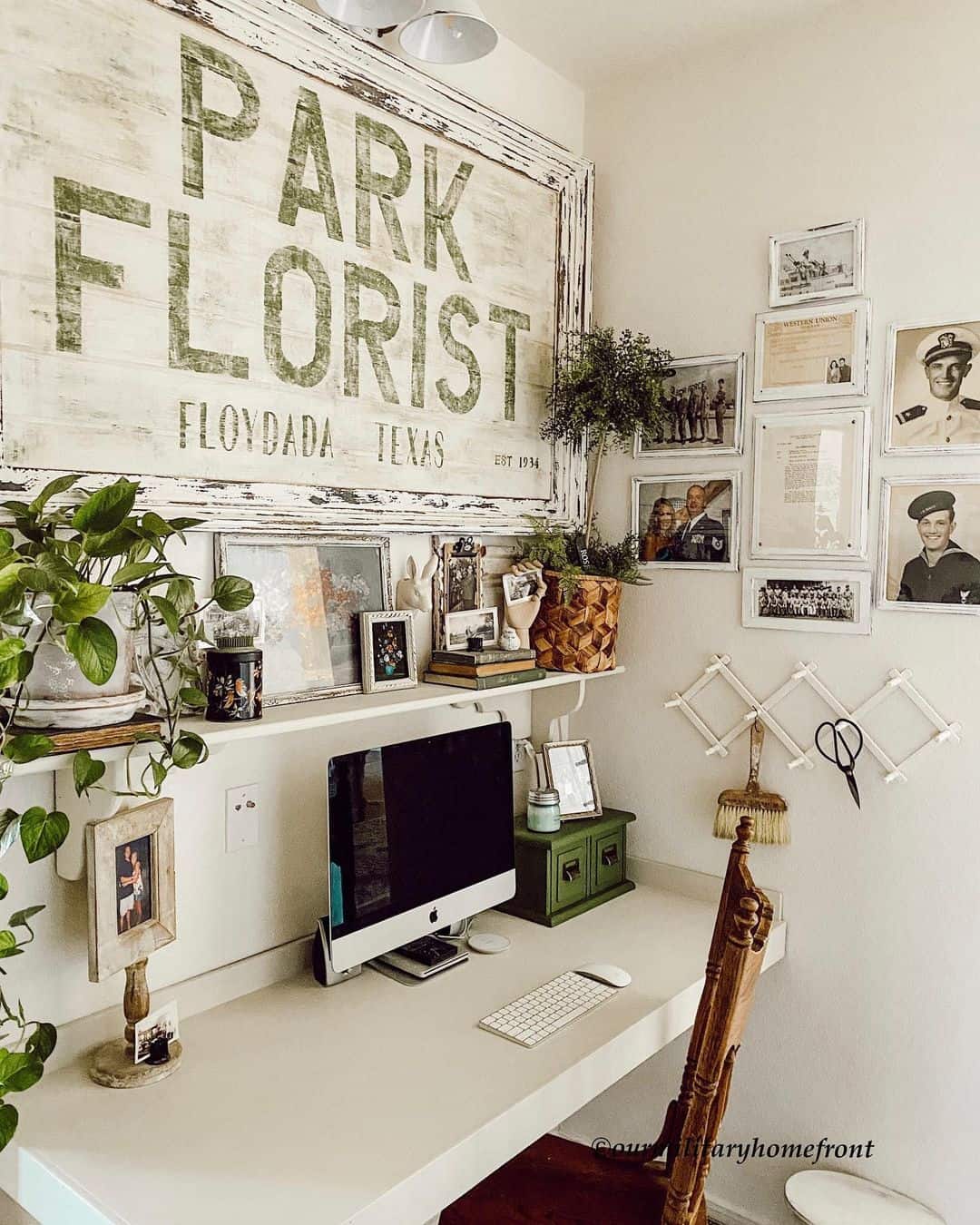 Inject Color with a Green Vintage Cabinet