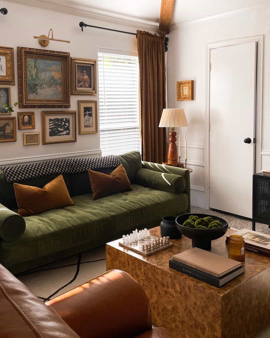 Layered Depth with Mixed Antique Frames