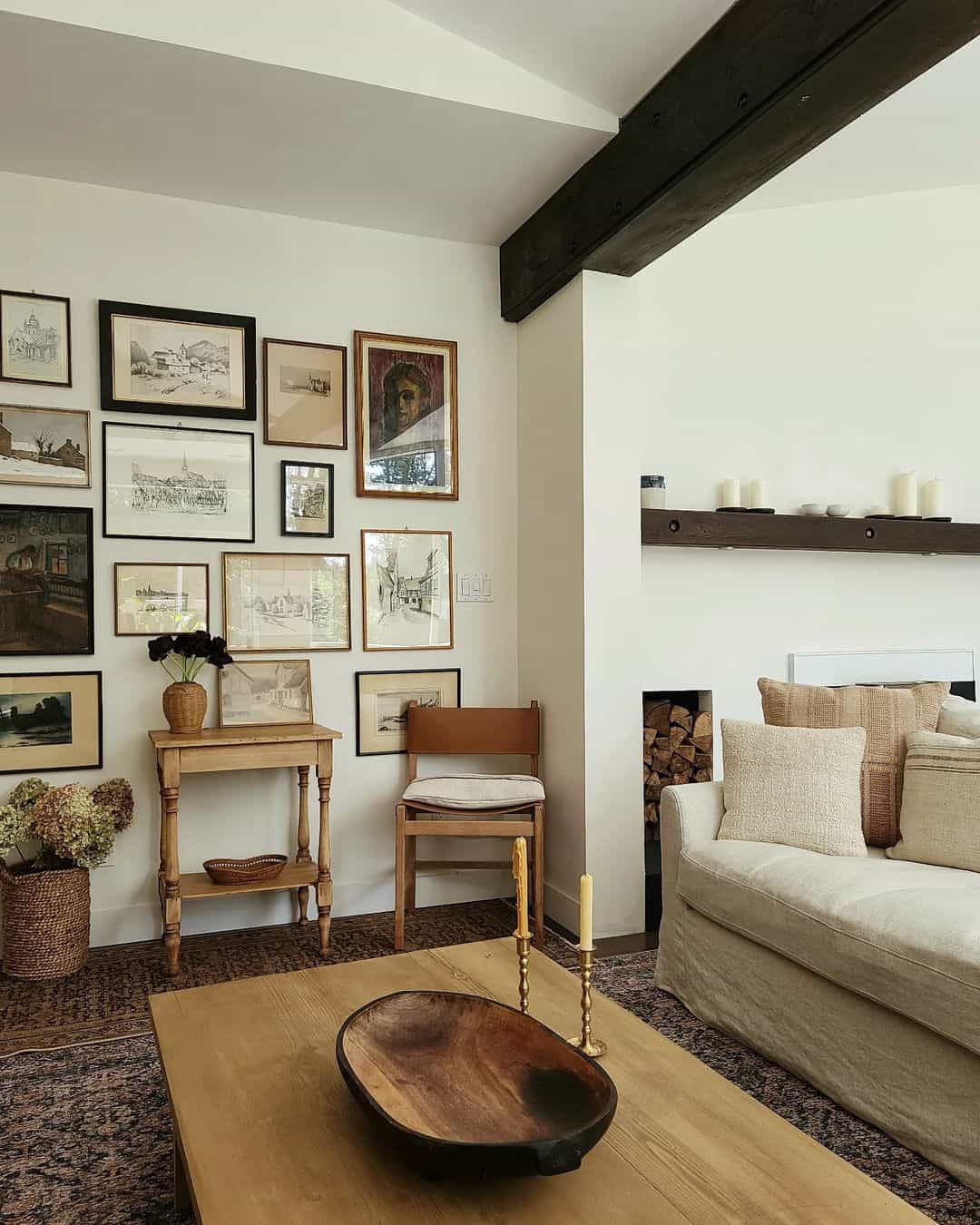 Classic Detail with Framed Architectural Drawings