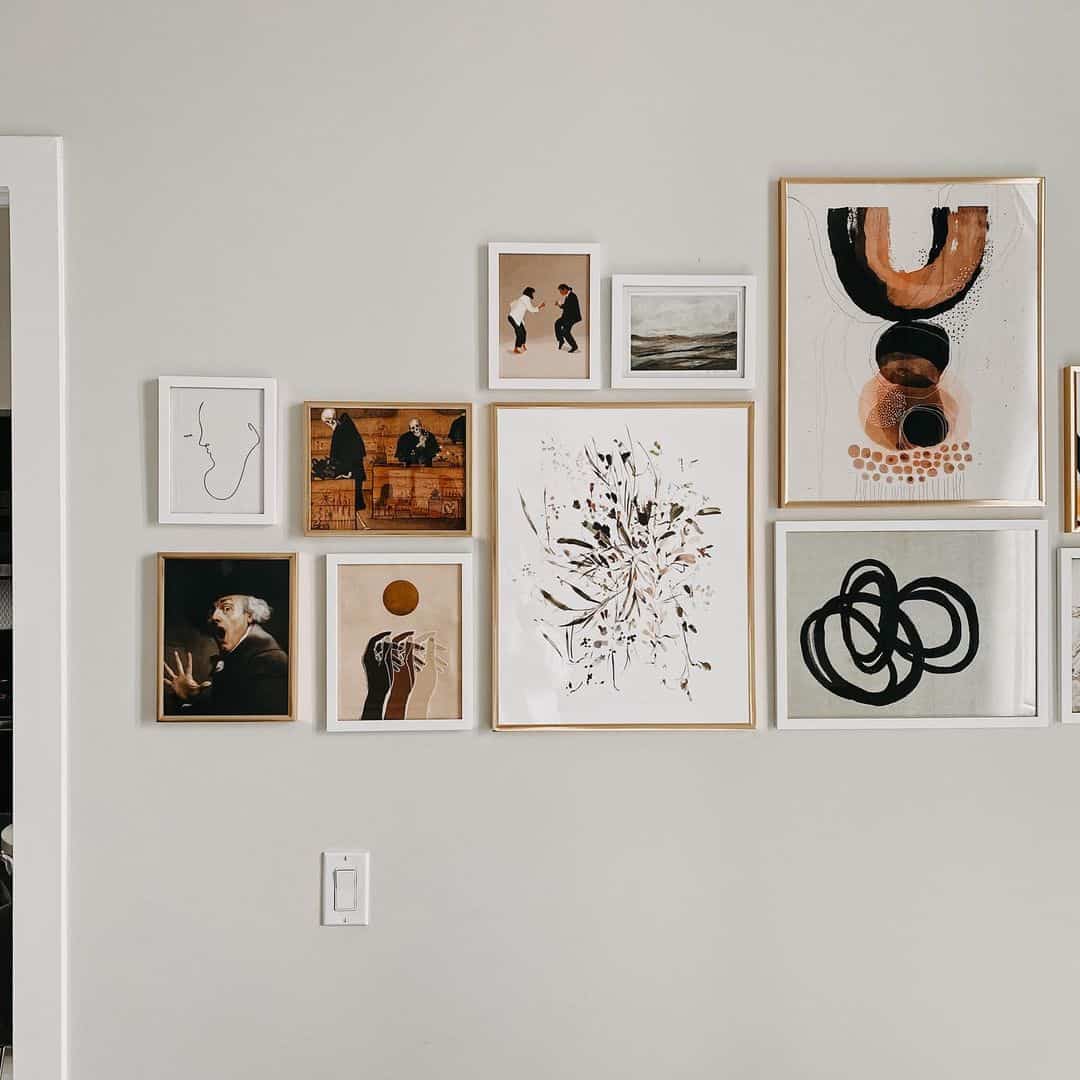 Bold Statements with Grouped Abstract Art