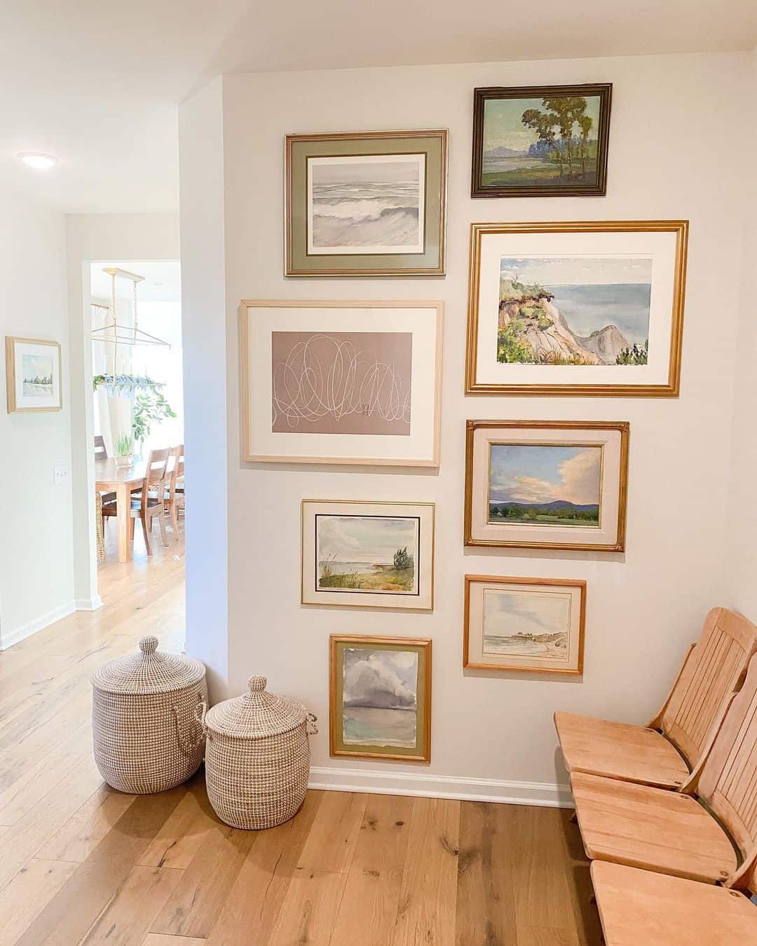 Serene Landscapes for a Hallway Gallery
