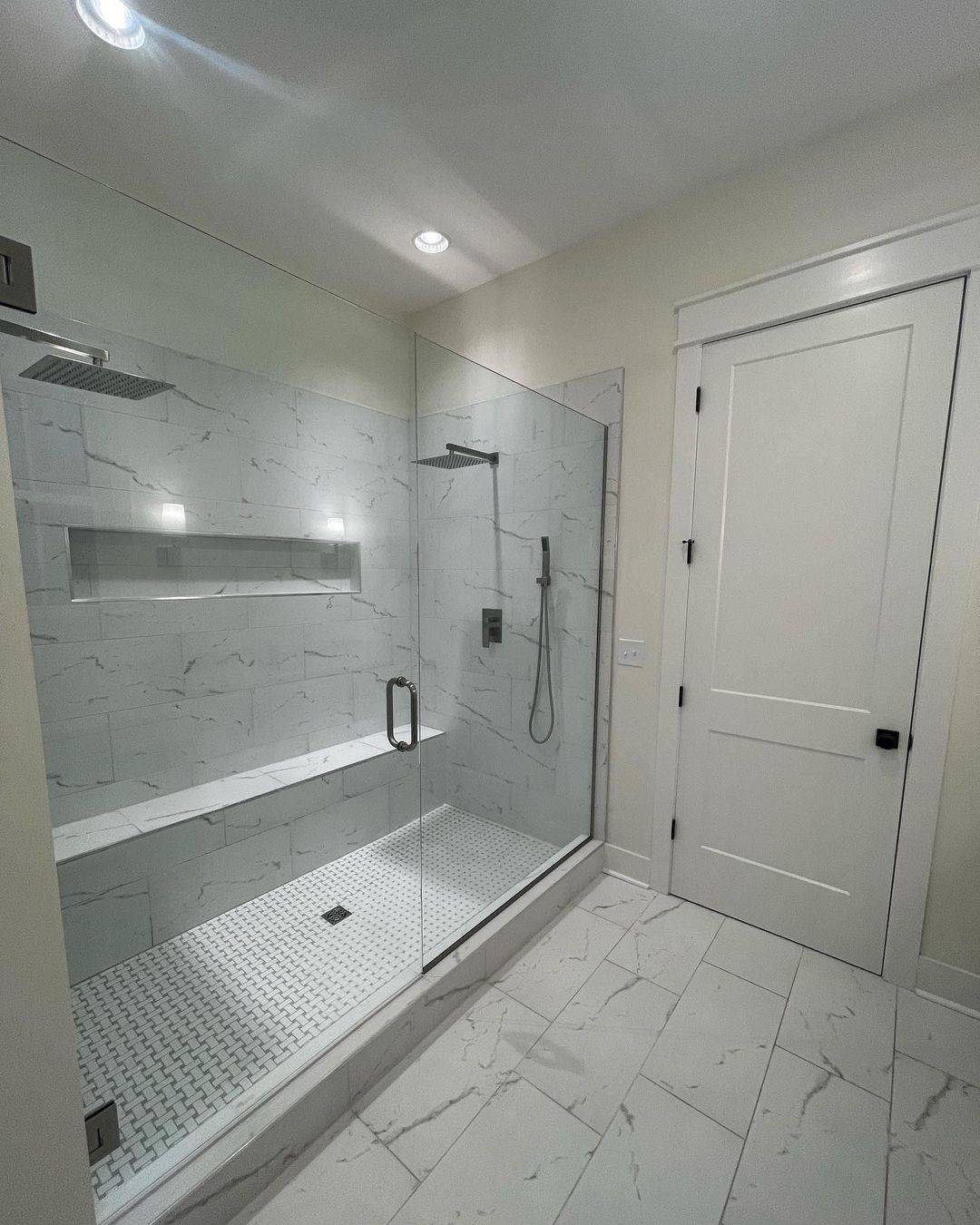 Integrate a Sleek Built-in Shower Bench