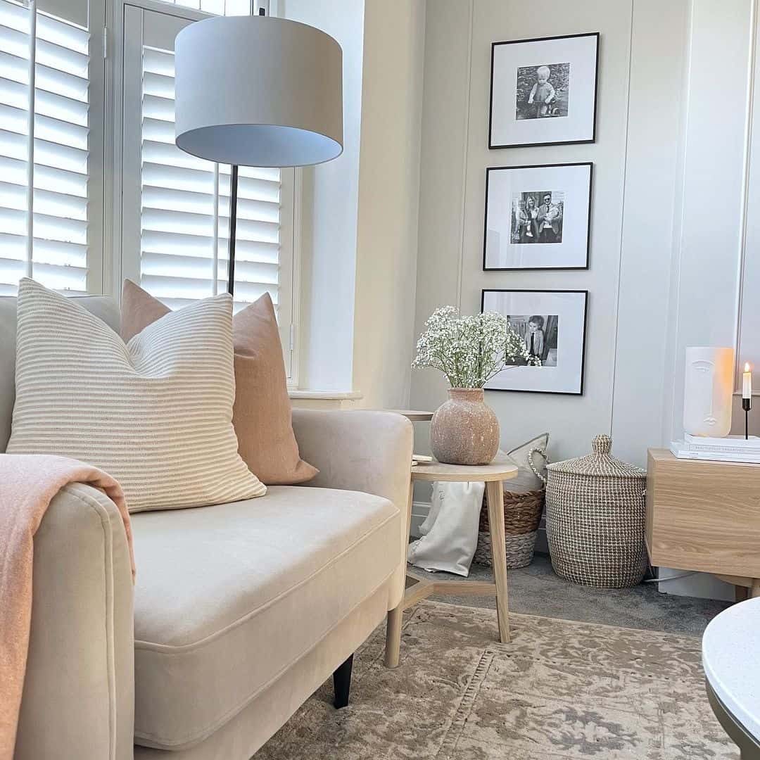 Three Framed Photos Create a Vertical Gallery Wall