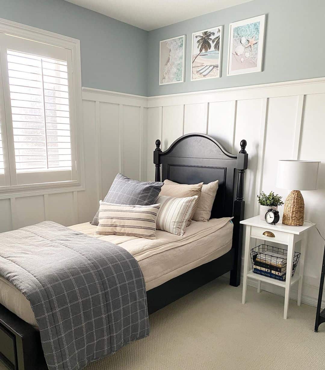 Board and Batten Wainscoting Frames Coastal Artwork