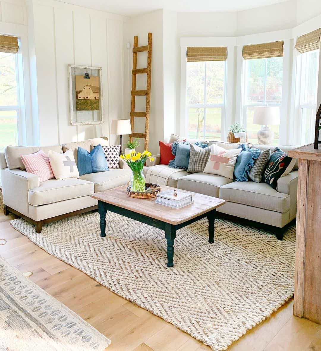 Layered Coffee Table Books Create an Accessible Display